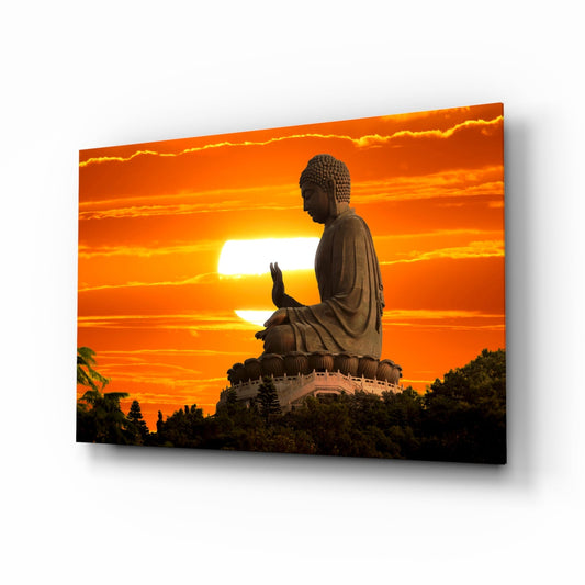 Ibiraçu Buda'sı Cam Tablo