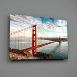 Golden Gate Köprüsü Cam Tablo