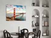 Golden Gate Köprüsü Cam Tablo