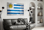 Uruguay bayrağı Cam Tablo