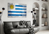 Uruguay bayrağı Cam Tablo