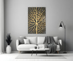 Soyut Sanat Cam Tablo