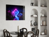 Soyut Sanat Cam Tablo