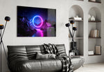 Soyut Sanat Cam Tablo