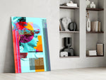 Soyut Sanat Cam Tablo