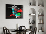 Soyut Sanat Cam Tablo