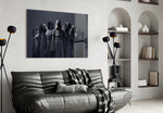 Soyut Sanat Cam Tablo