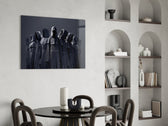 Soyut Sanat Cam Tablo