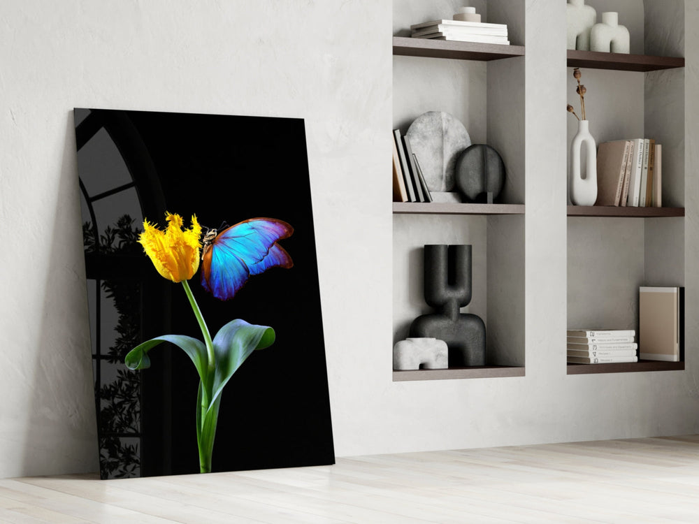 Soyut Sanat Cam Tablo
