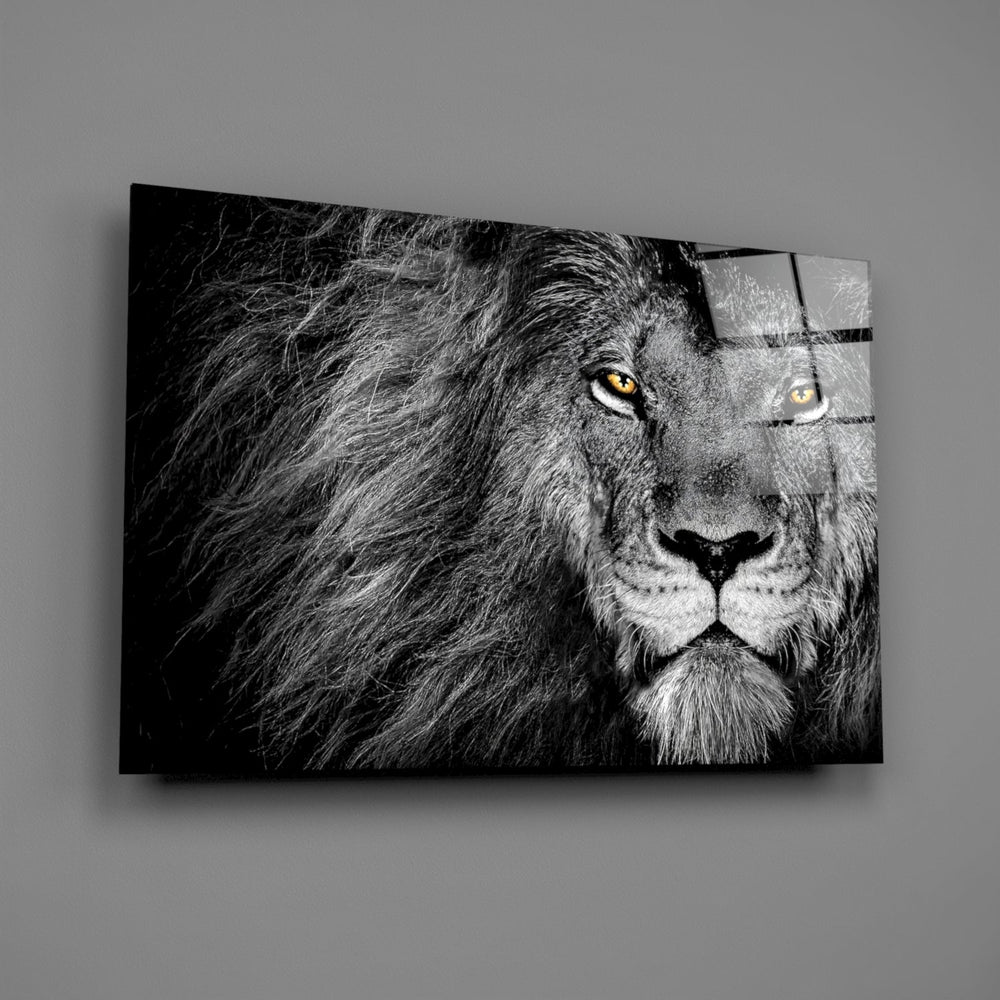 Aslan  Cam Tablo