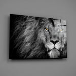 Aslan  Cam Tablo
