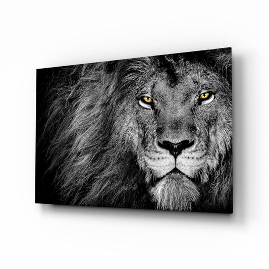Aslan  Cam Tablo