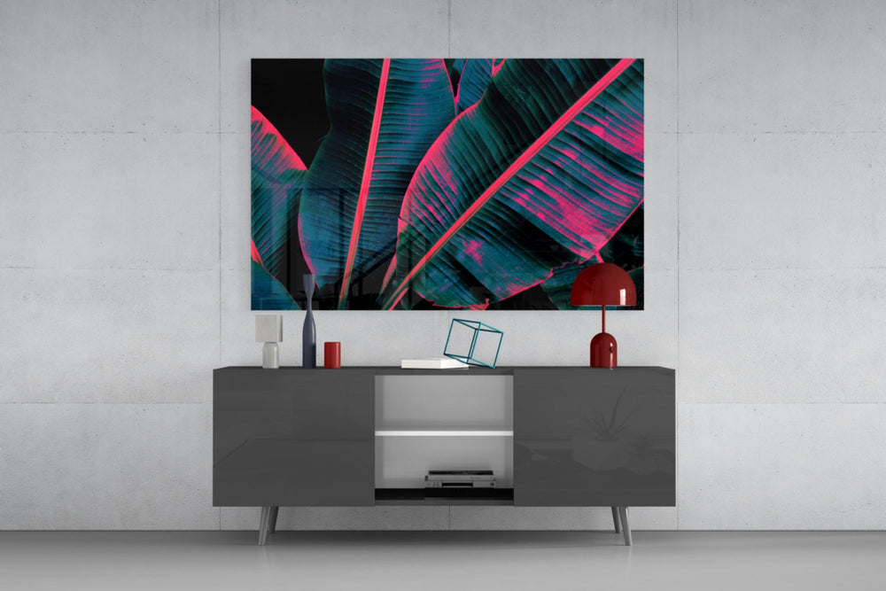 Soyut Sanat Cam Tablo