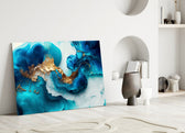 Soyut Sanat Cam Tablo