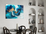 Soyut Sanat Cam Tablo