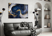 Soyut Sanat Cam Tablo
