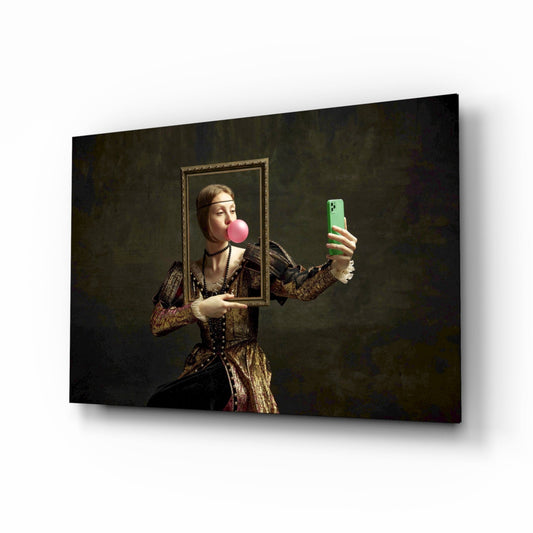 Yeni Nesil Mona Lisa Cam Tablo