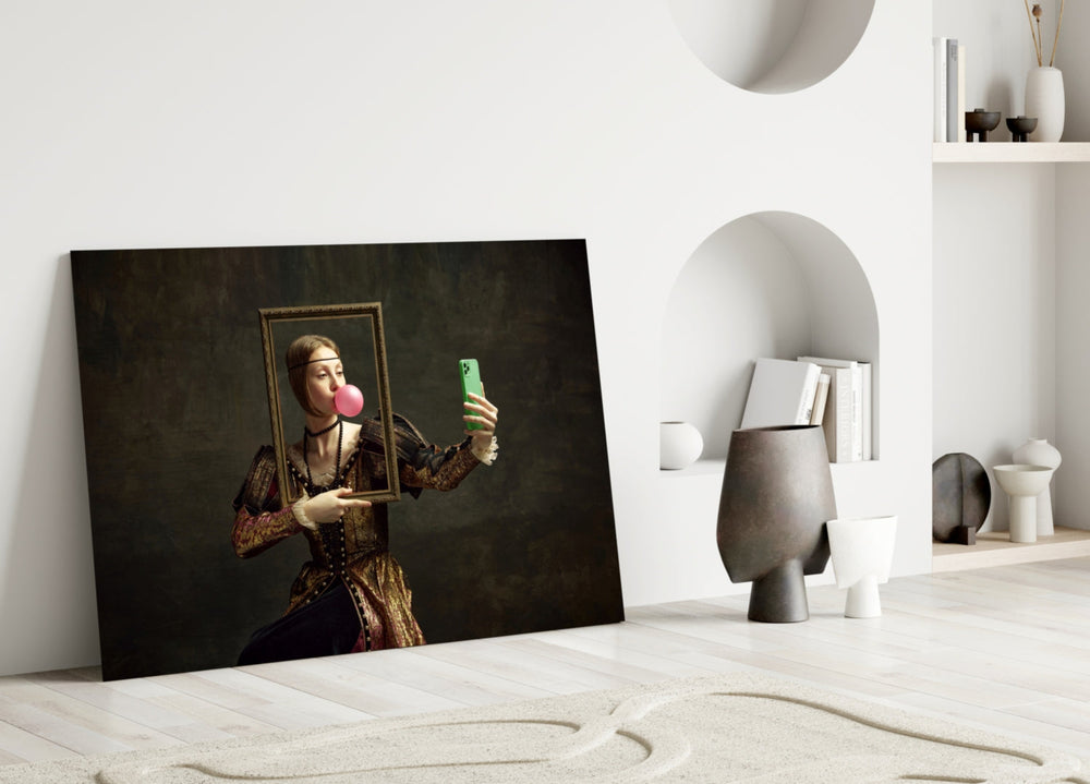 Yeni Nesil Mona Lisa Cam Tablo
