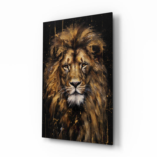 Aslan  Cam Tablo