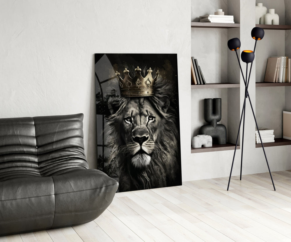 Aslan Kral Cam Tablo