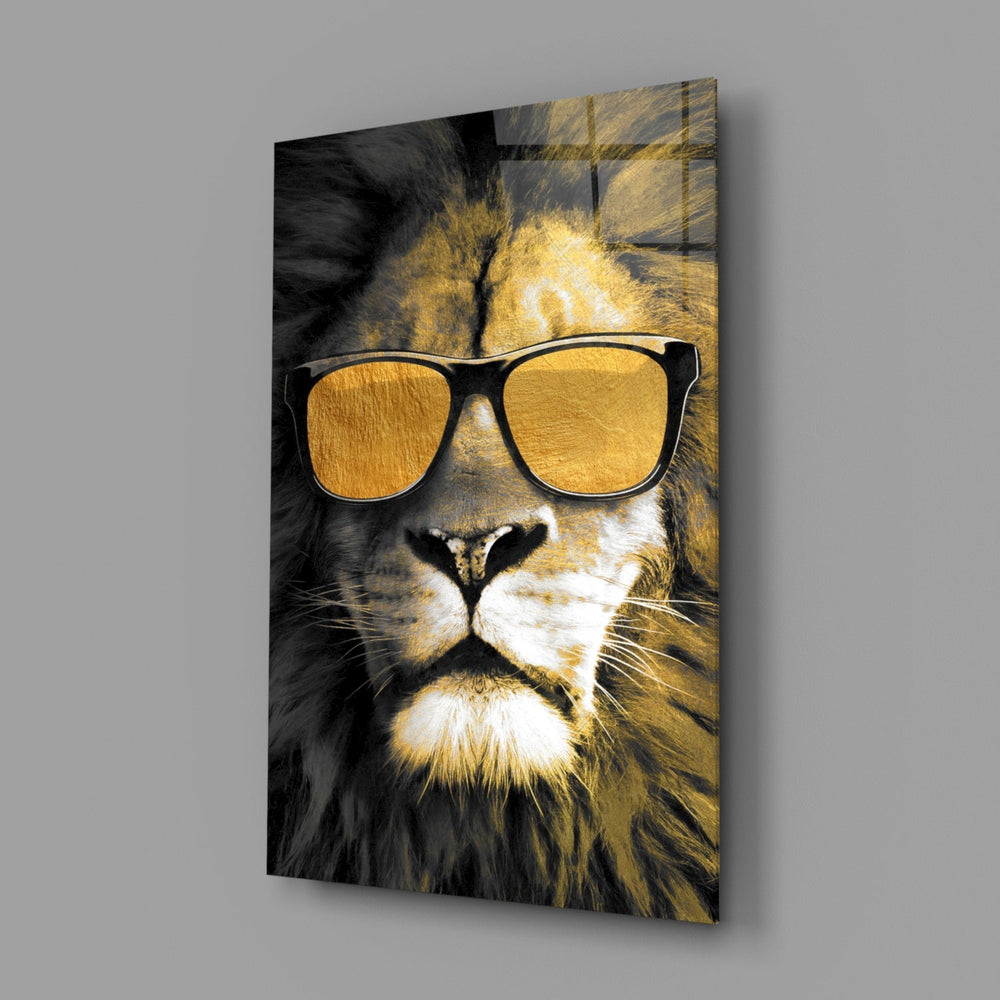 Aslan  Cam Tablo