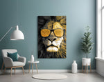 Aslan  Cam Tablo