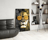 Aslan  Cam Tablo