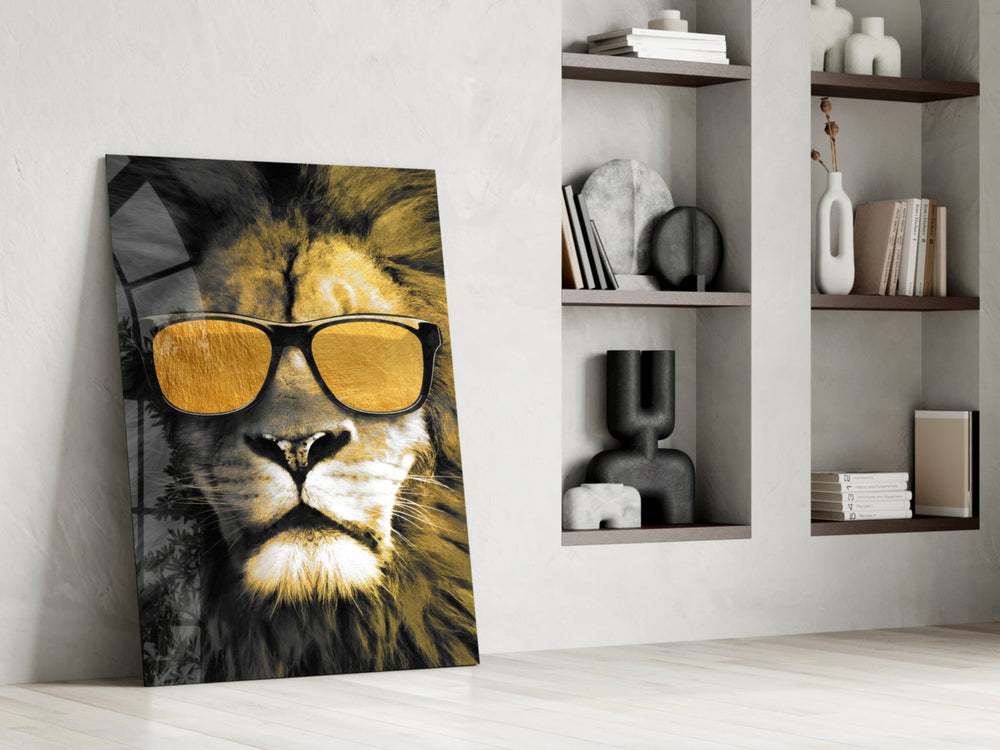 Aslan  Cam Tablo