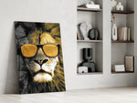Aslan  Cam Tablo