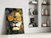 Aslan  Cam Tablo