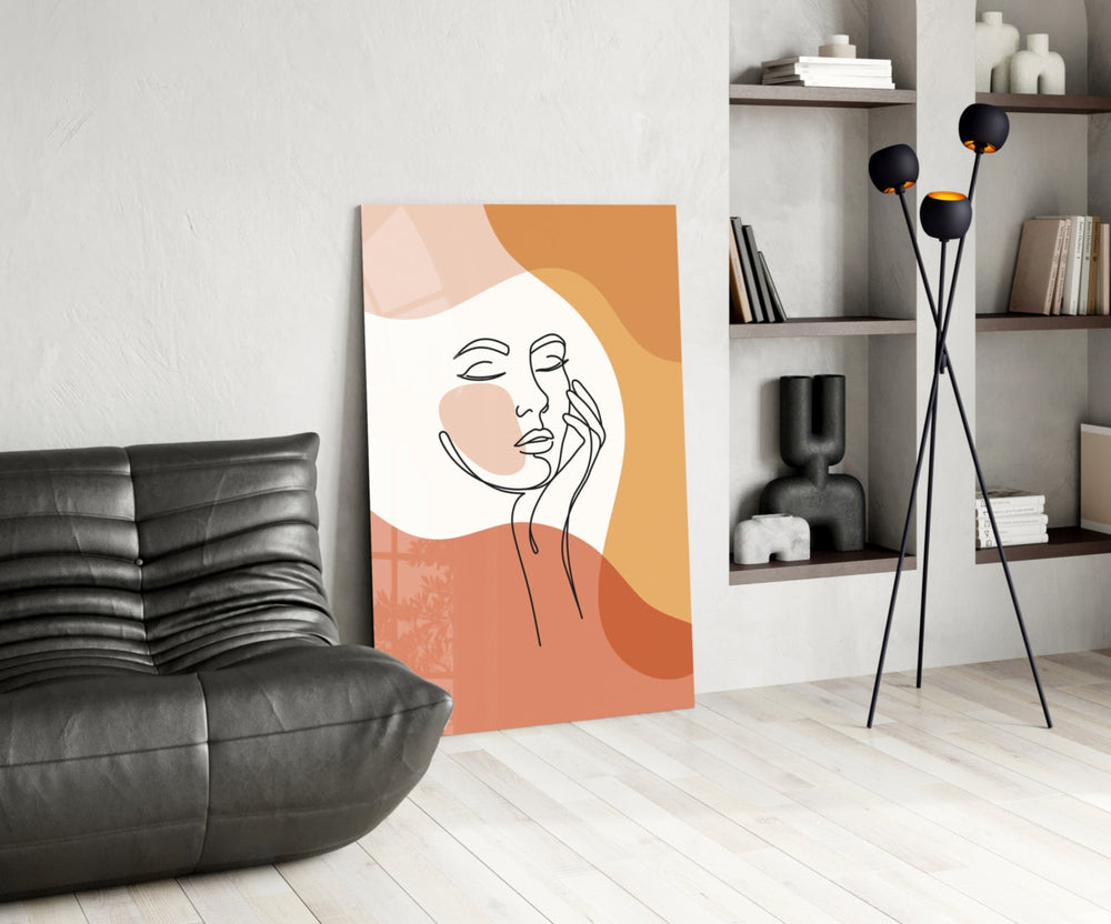 Kadın Sanatı Cam Tablo