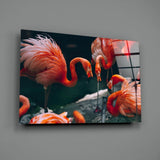 Flamingolar Cam Tablo | Insigne Art | Üstün Kalite