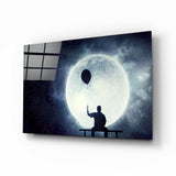 Balon Düşünceler Cam Tablo.
