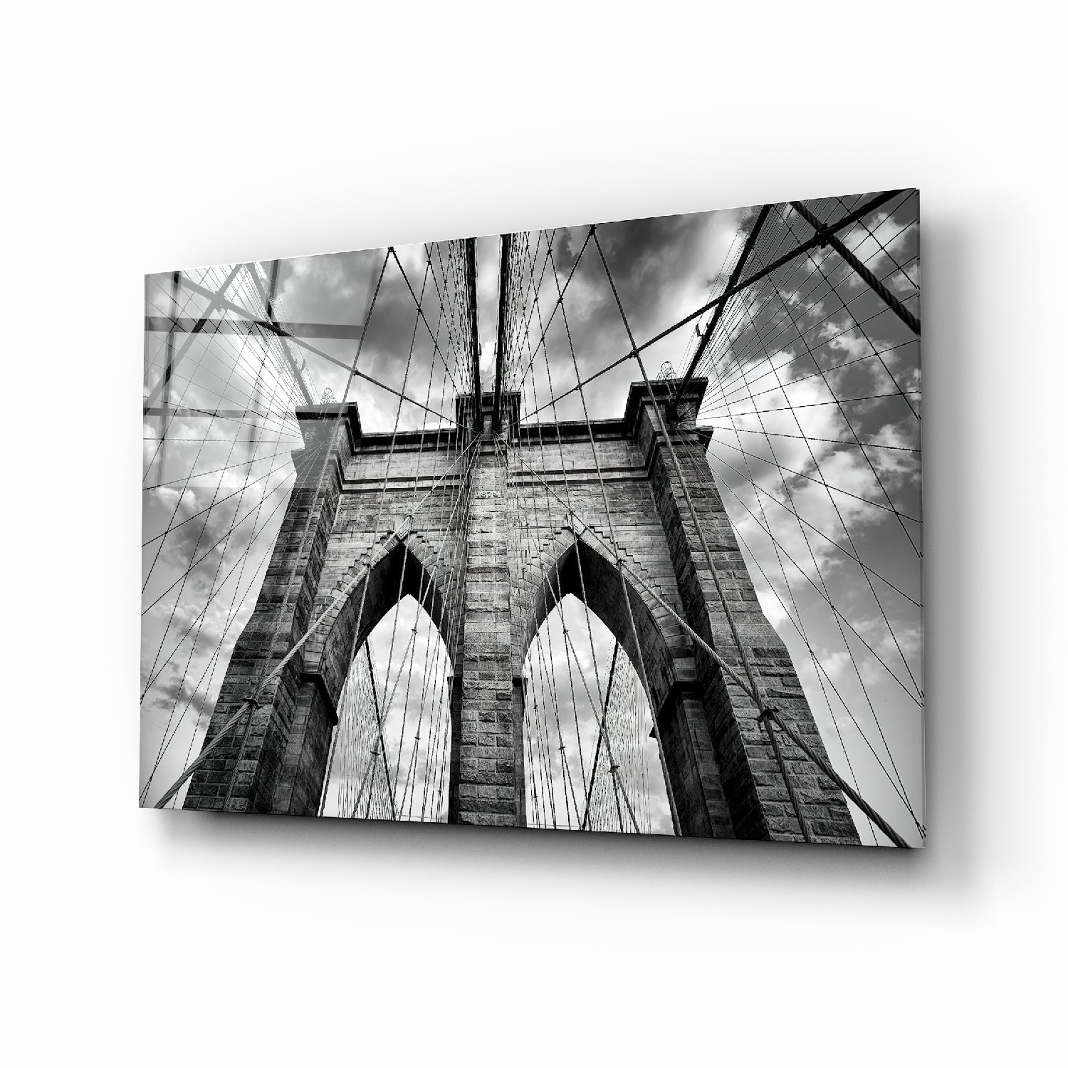 Brooklyn Köprüsü Cam Tablo.