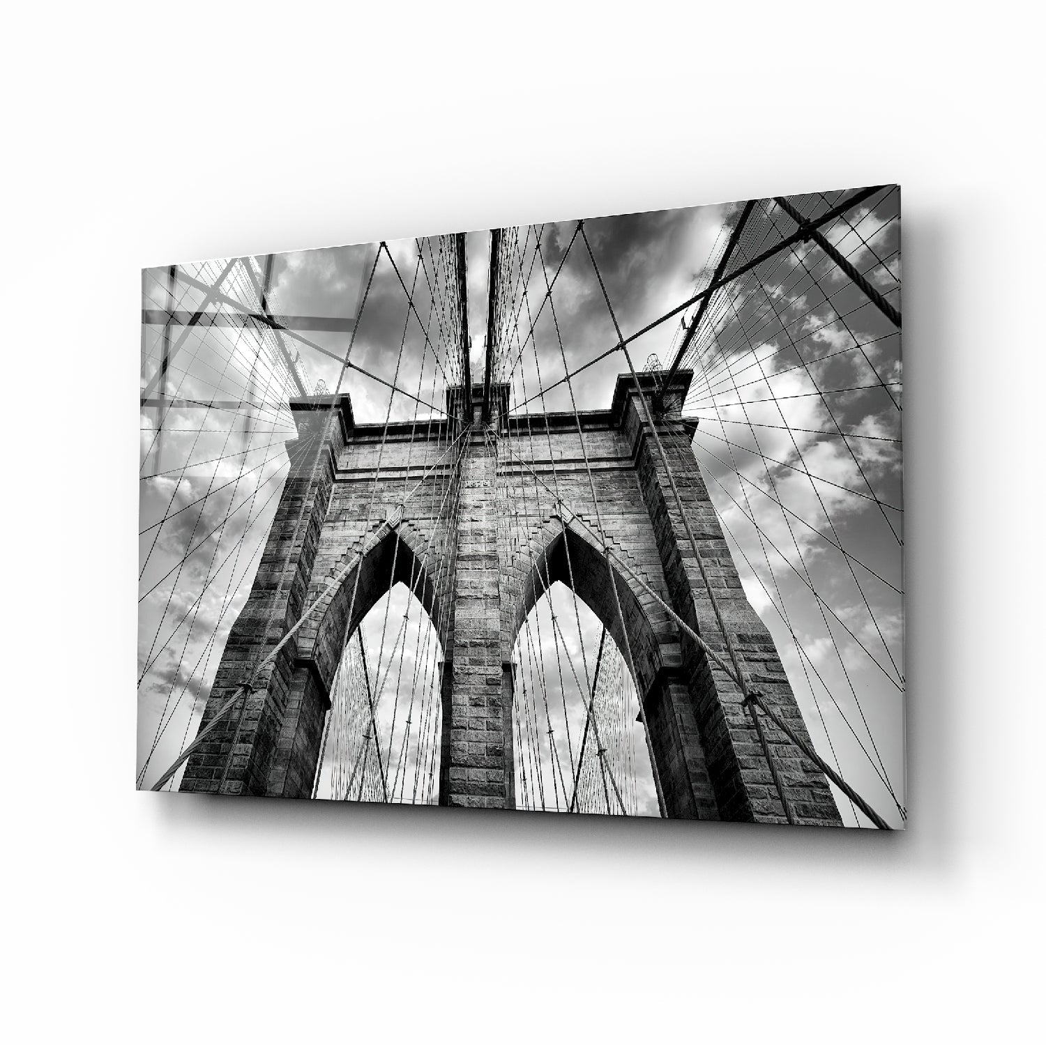 Brooklyn Köprüsü Cam Tablo | Insigne Art | Üstün Kalite