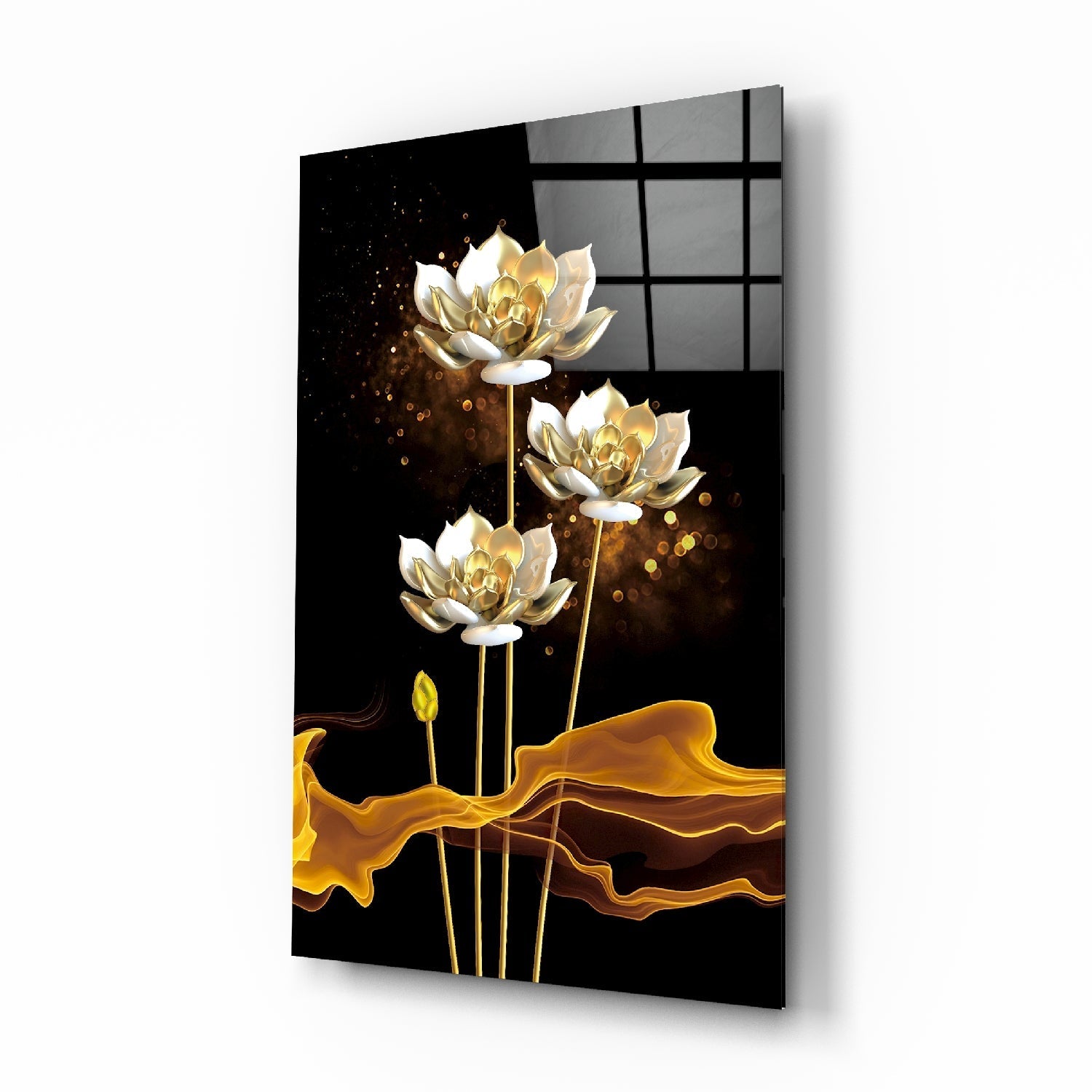 Çiçekler Cam Tablo | Insigne Art | Üstün Kalite