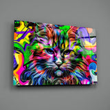Kedi Kuşağı Cam Tablo | Insigne Art | Üstün Kalite