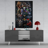 Batman Evreni Cam Tablo.
