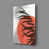Sonbahar Kırmızı Cam Tablo | Insigne Art | Üstün Kalite