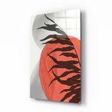 Sonbahar Kırmızı Cam Tablo | Insigne Art | Üstün Kalite