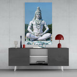 Meditasyonda Shiva Cam Tablo.