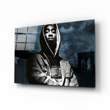 Tupac Shakur Cam Tablo | Insigne Art | Üstün Kalite