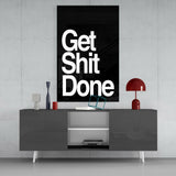 Get Shit Done Cam Tablo || Tasarımcı Koleksiyonu.