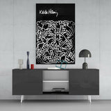 Keith Haring Cam Tablo || Tasarımcı Koleksiyonu.