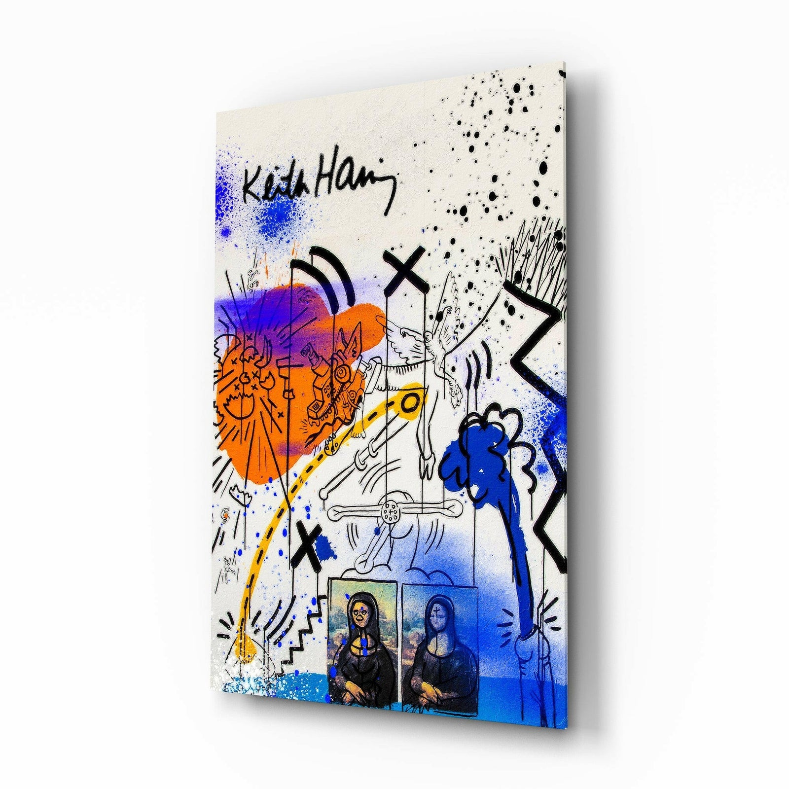 Keith Haring Cam Tablo || Tasarımcı Koleksiyonu