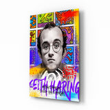 Keith Haring Cam Tablo || Tasarımcı Koleksiyonu.