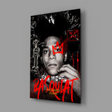 Jean-Michel Basquiat Cam Tablo || Tasarımcı Koleksiyonu.