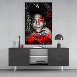 Jean-Michel Basquiat Cam Tablo || Tasarımcı Koleksiyonu.