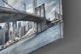 Brooklyn Köprüsü Cam Tablo.