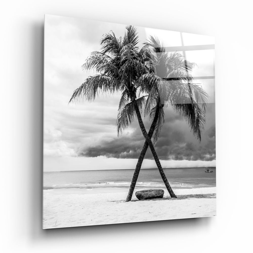 Palmiye Ağaçları Cam Tablo | Insigne Art | Üstün Kalite